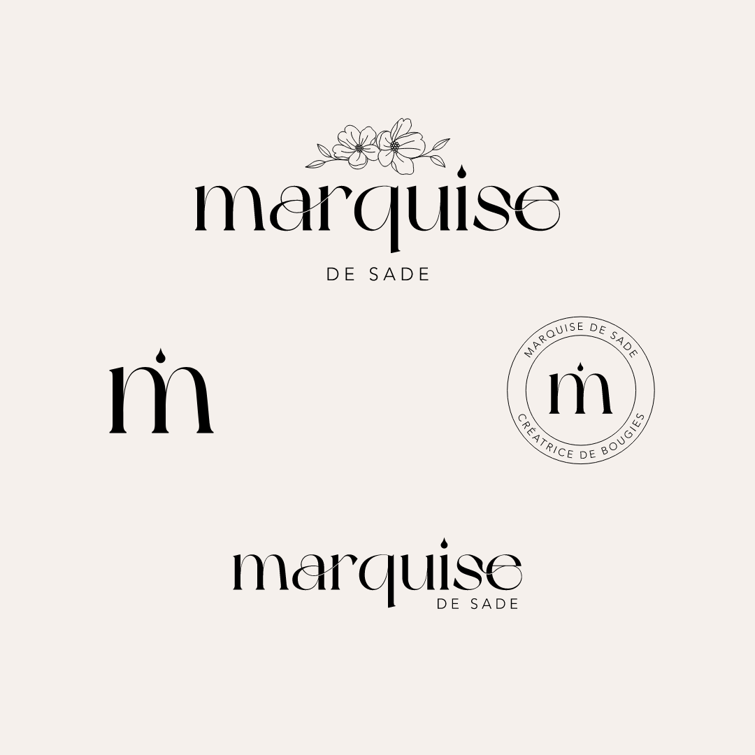 Variations du logo de Marquise de Sade